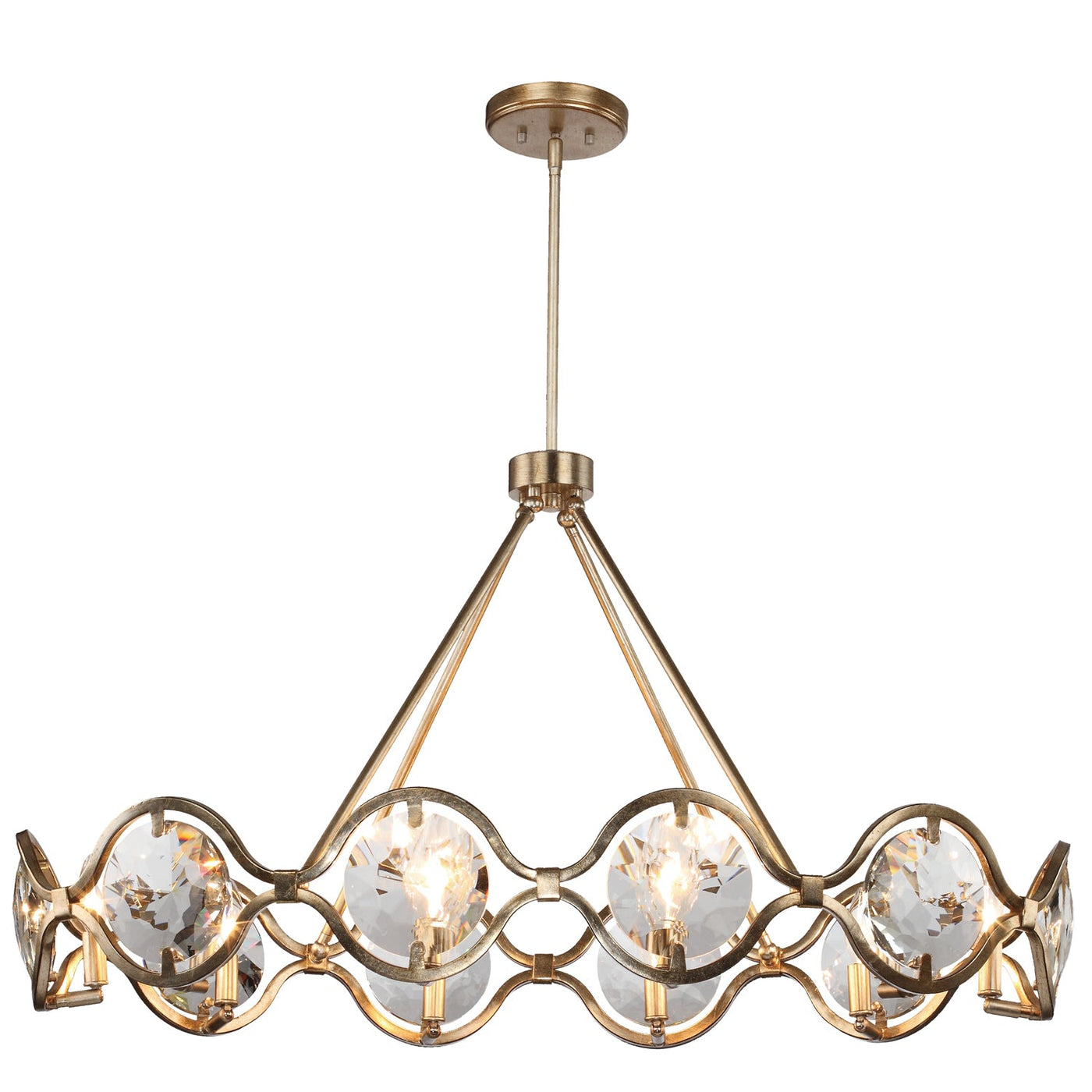 ##Antique Hardware## Quincy 10 Light Distressed Twilight Chandelier