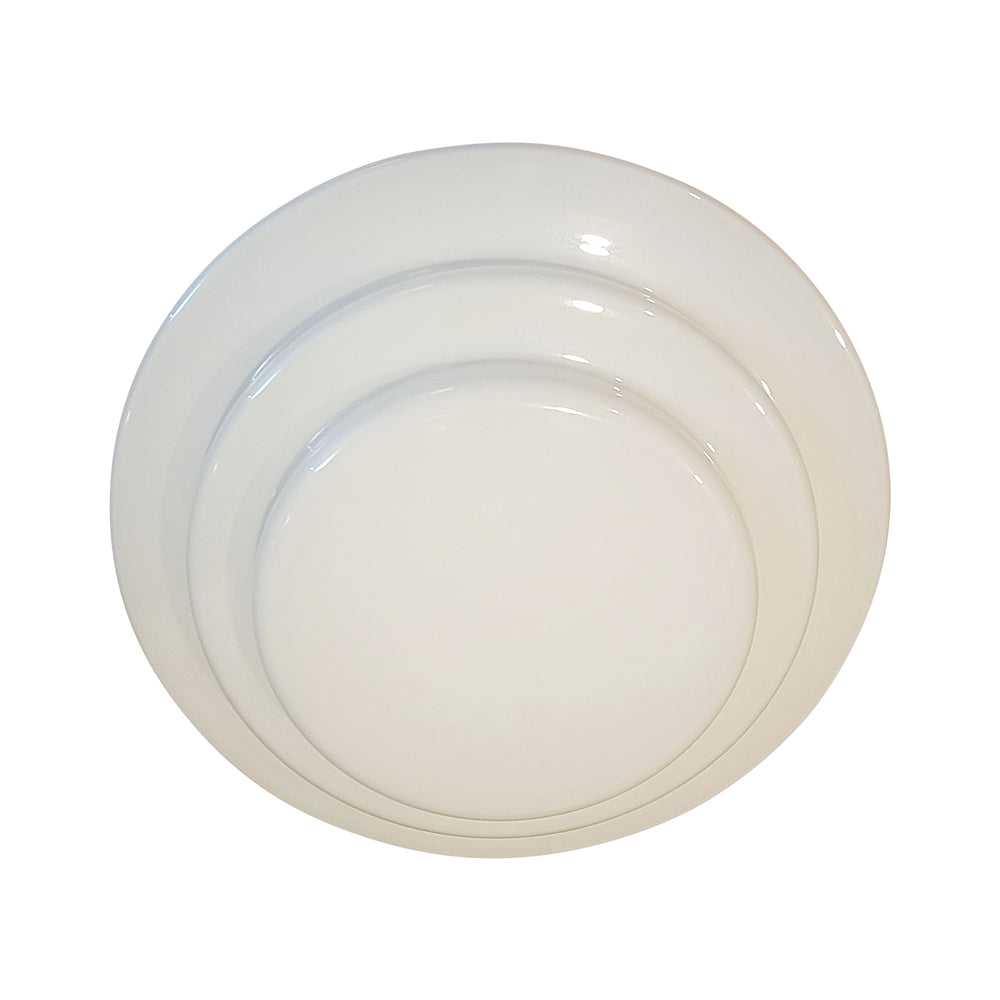 Antique Hardware 12 Inch Mid-Century Modern Milk Glass Light Shade (6 Inch Fitter) GLASS SHADE