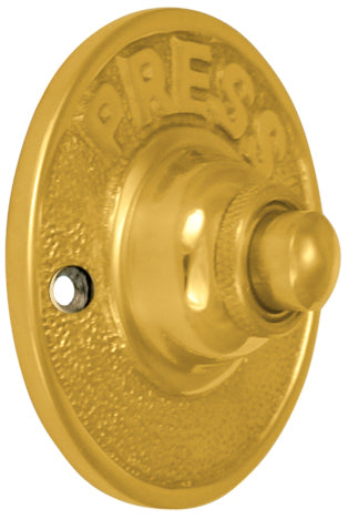 Classic American PRESS Doorbell Push Button  (Several Finishes Available)