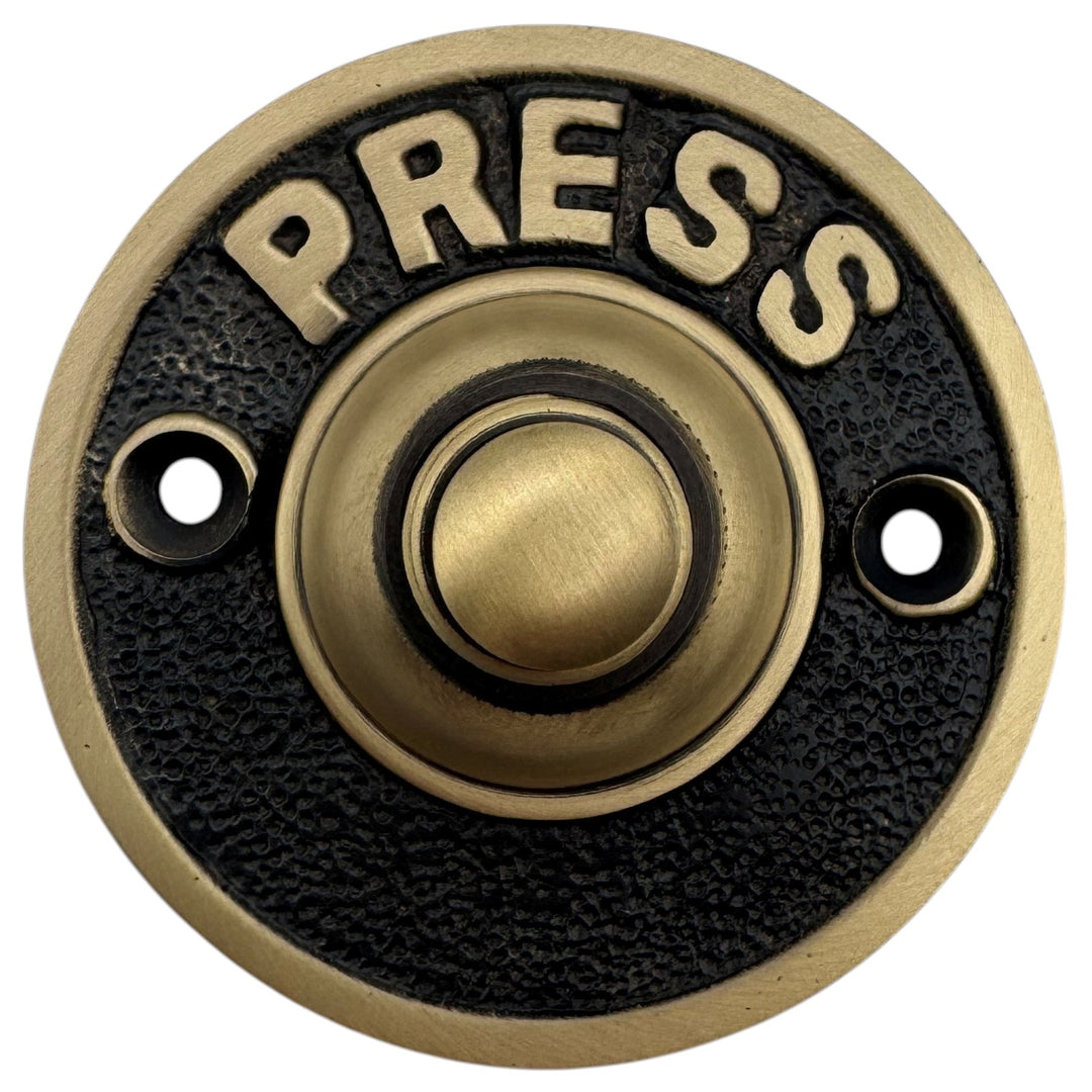 Classic American PRESS Doorbell Push Button  (Several Finishes Available)