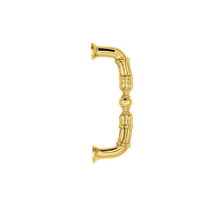 5 Inch Overall (4 1/3 Inch c-c)  Solid Brass Victorian Style Pull (Several Finishes Available)