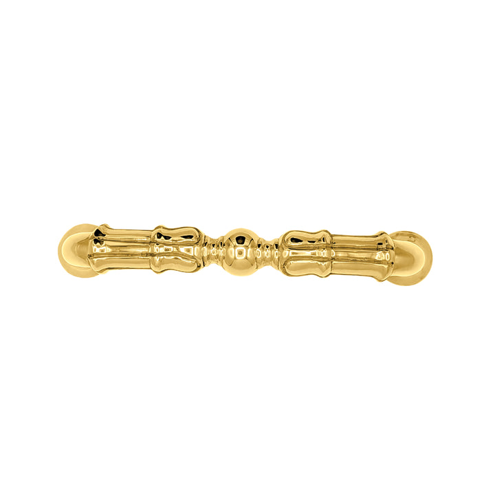 5 Inch Overall (4 1/3 Inch c-c)  Solid Brass Victorian Style Pull (Several Finishes Available)