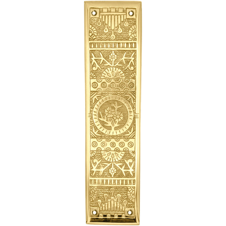 11 1/4 Inch Eastlake Solid Brass Push Plate (Several Finishes Available)