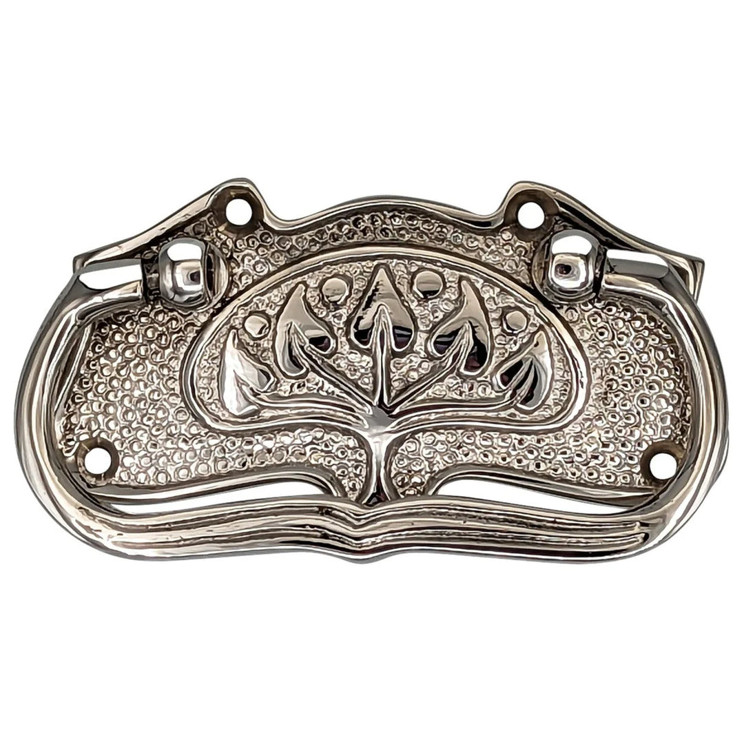 3 3/4 Inch Tree of Life Leaf Pattern Solid Brass Drawer Pull (Several Finishes Available)
