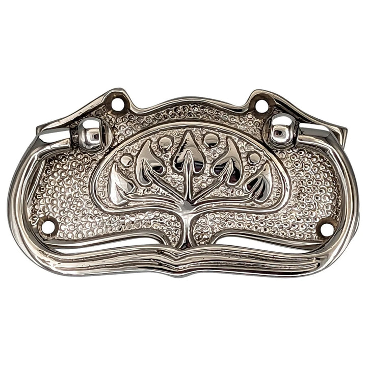3 3/4 Inch Tree of Life Leaf Pattern Solid Brass Drawer Pull (Several Finishes Available)