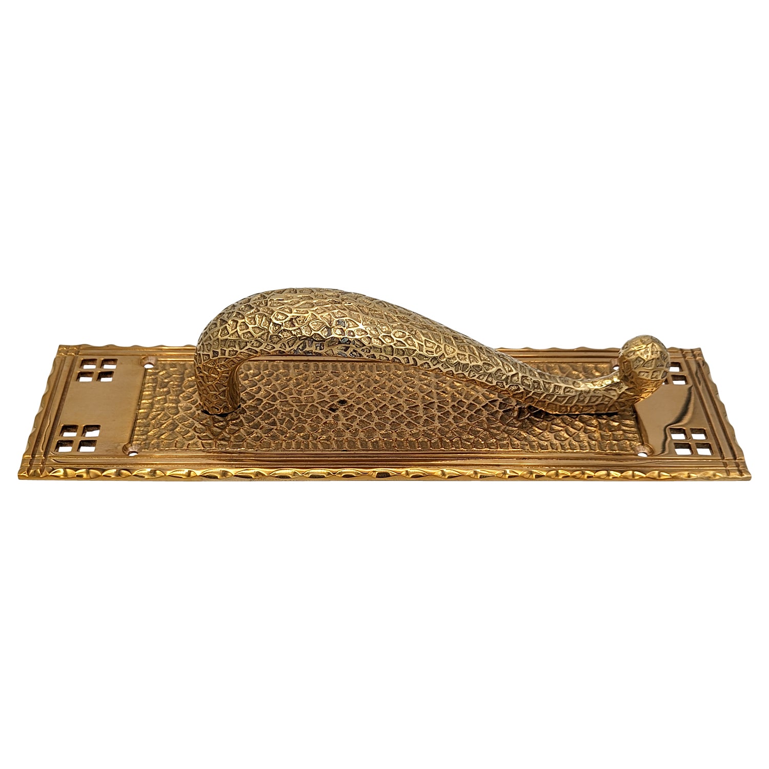 レア　50s Ken L Ration Door Push Pull Antique Hardware 12 Inch Craftsman Style Door Pull & Push
