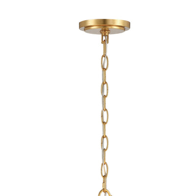 ##Antique Hardware## Rollins 8 Light Antique Gold Chandelier