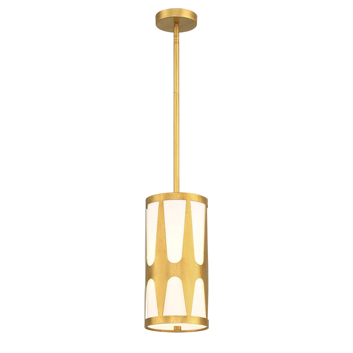 ##Antique Hardware## Royston 1 Light Antique Gold Mini Pendant