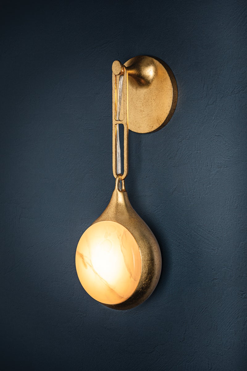 ##Antique Hardware## Riviere Wall Sconce