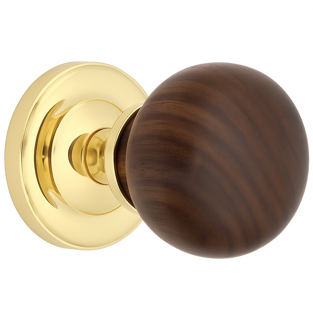Magnifique™ Classic Door Set with Rosewood Knobs (Several Finishes Available)