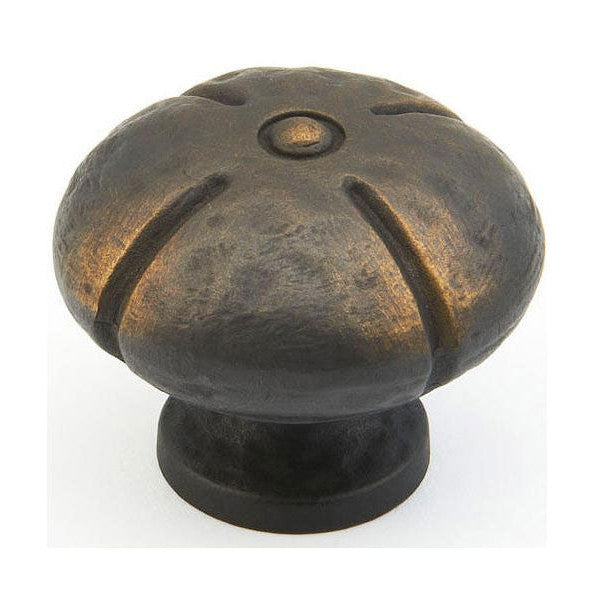 Antique Hardware 1 3/8 Inch Siena Round Hand-Hammered Cabinet & Furniture Knob CABINET KNOB