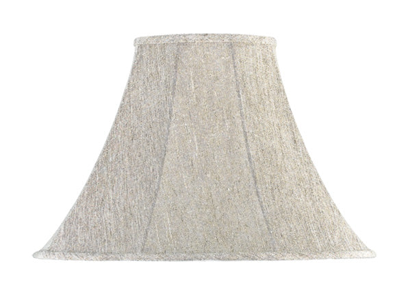##Antique Hardware## NATURAL LINEN BELL SHAPE SHADE