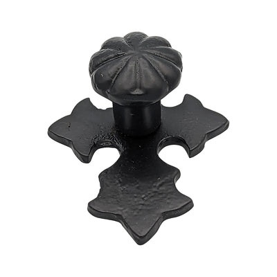 4 1/8 Inch Wide Solid Iron Cross Pattern Cabinet & Furniture Knob