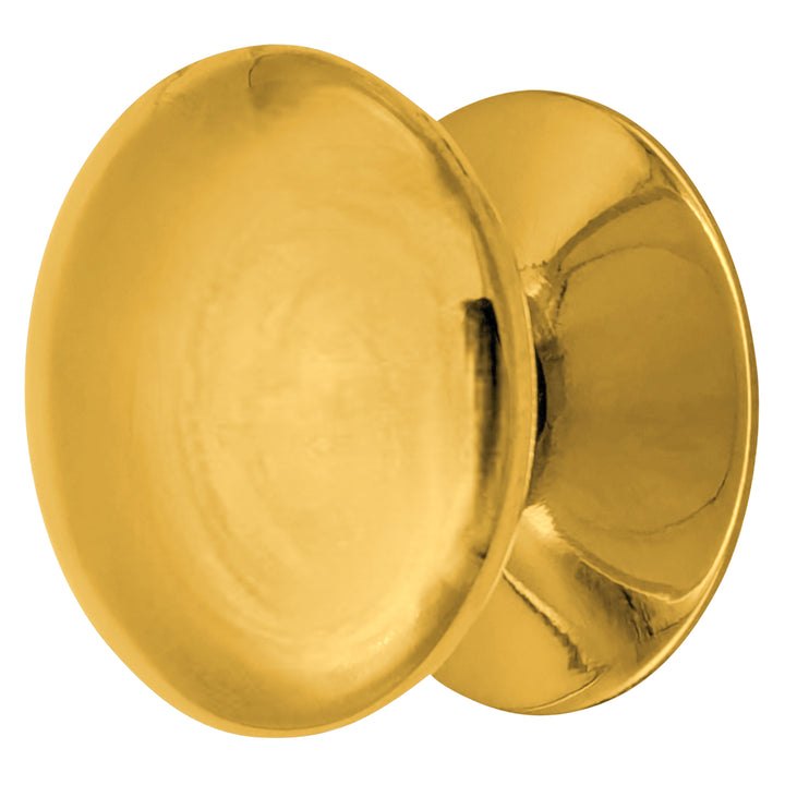 1 1/3 Inch Round Cabinet Knob with Backplate (Several Finishes Available)