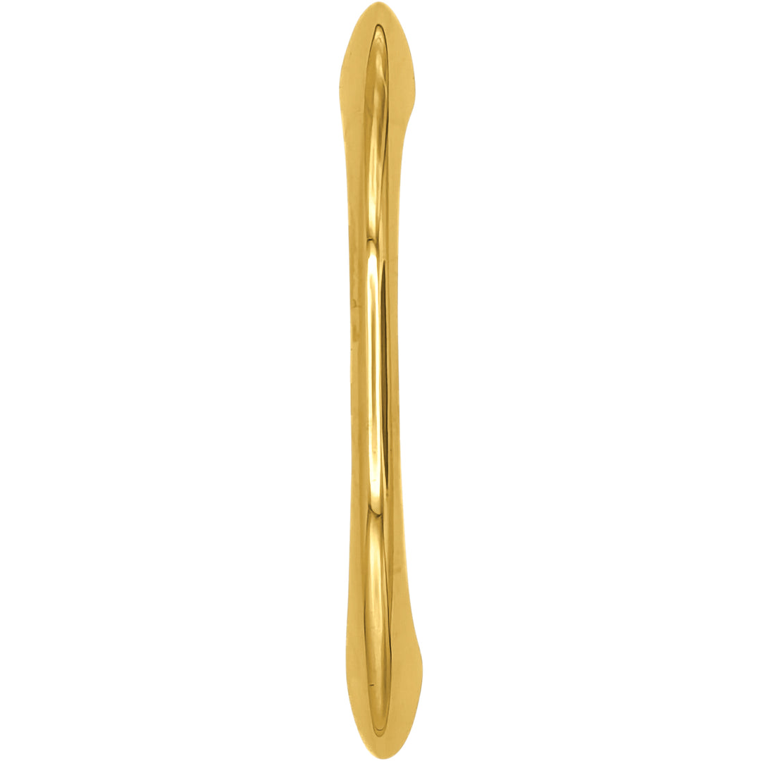 5 Inch Overall (4 Inch c-c) Traditional Solid Brass Pull (Several Finishes Available)
