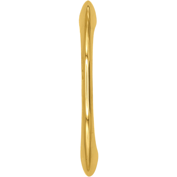 5 Inch Overall (4 Inch c-c) Traditional Solid Brass Pull (Several Finishes Available)