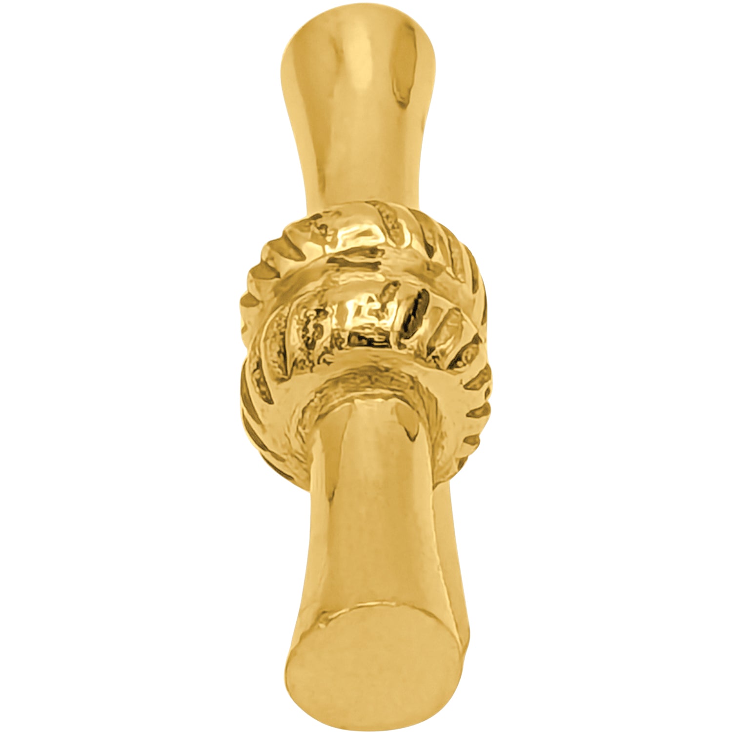 Solid Brass T Shape Japanese Bamboo Cabinet & Furniture Knob