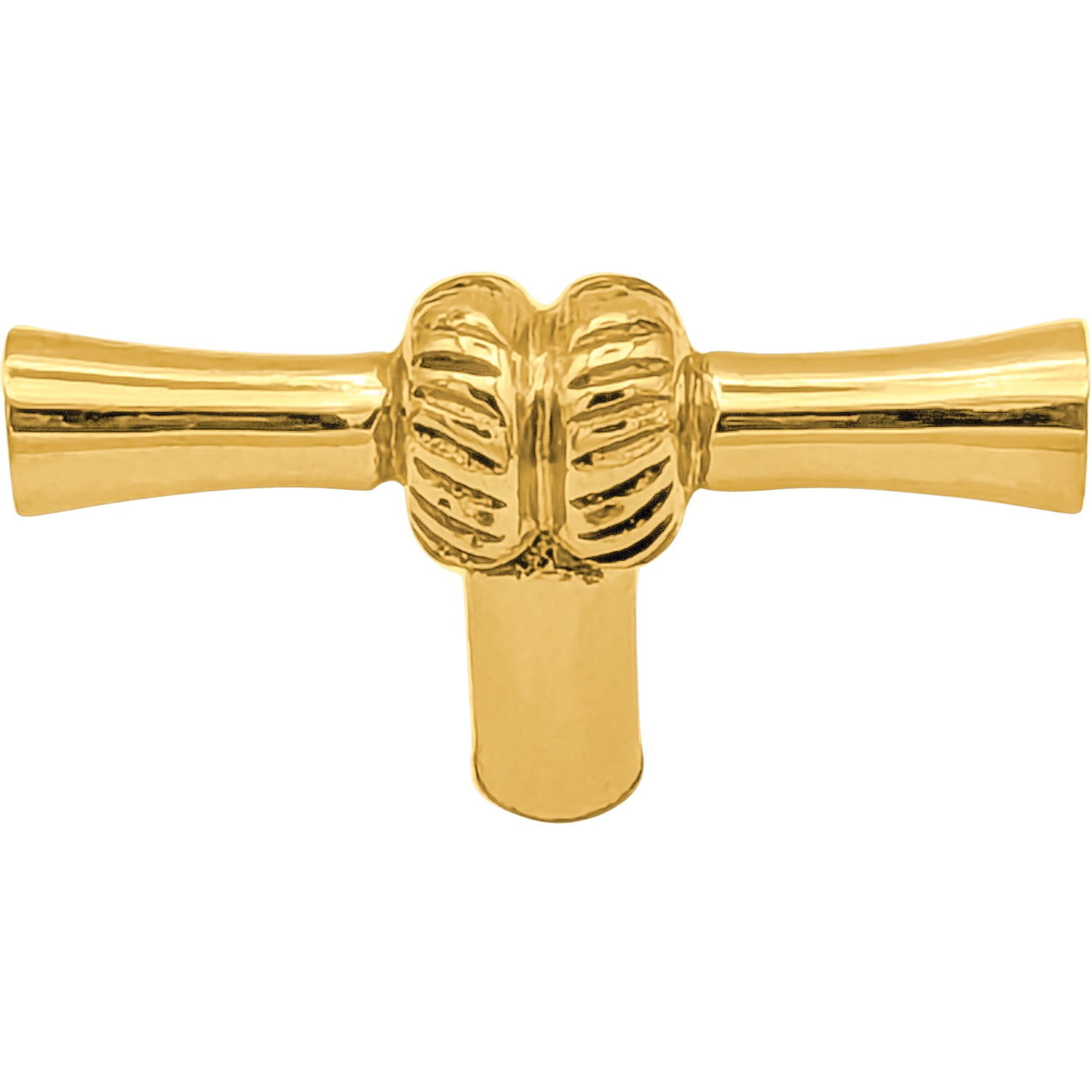 Solid Brass T Shape Japanese Bamboo Cabinet & Furniture Knob
