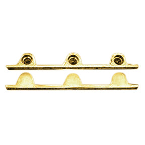 Pair Solid Brass Security Triple Push Bar Bracket Ends