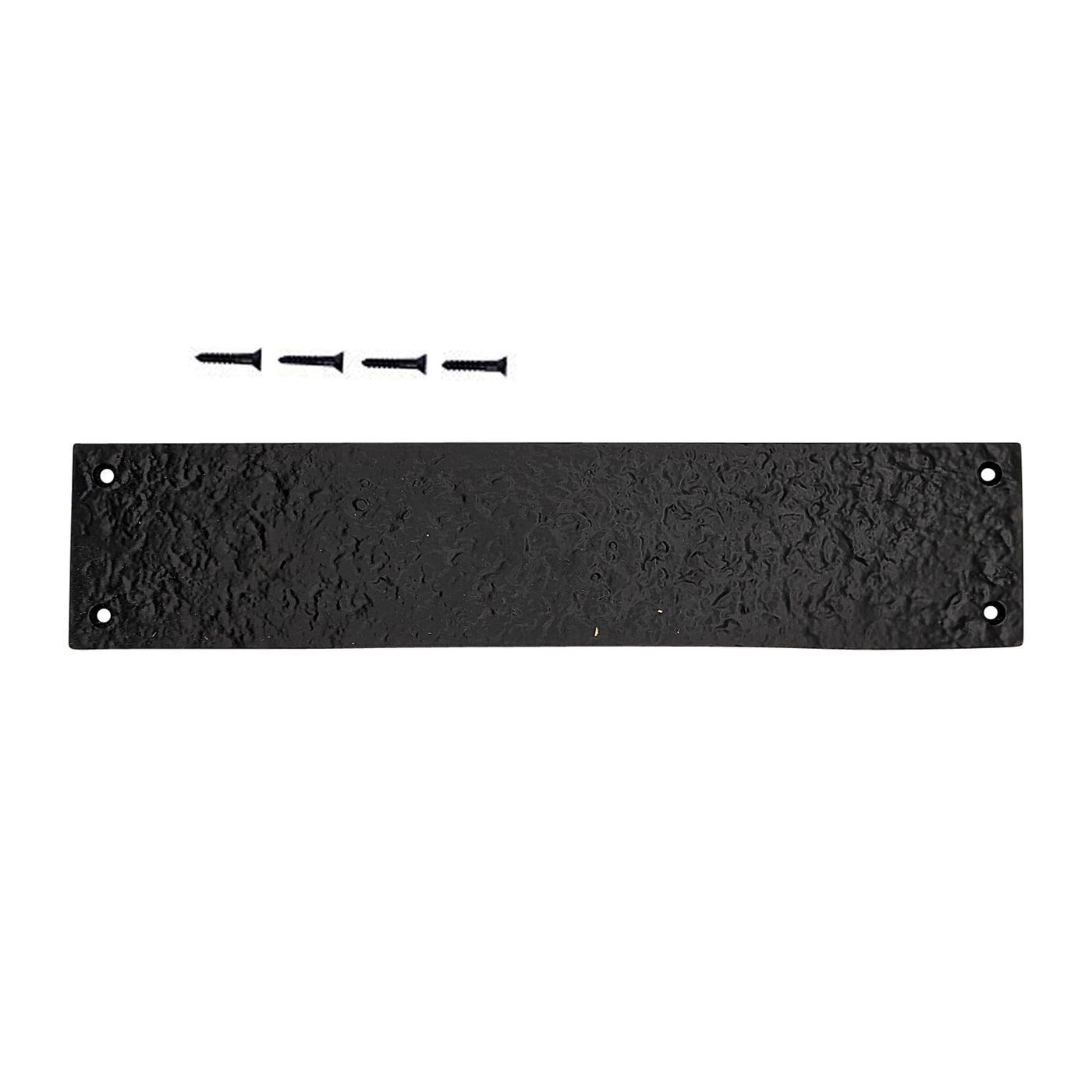 12 Inch Solid Rough Iron Push Plate