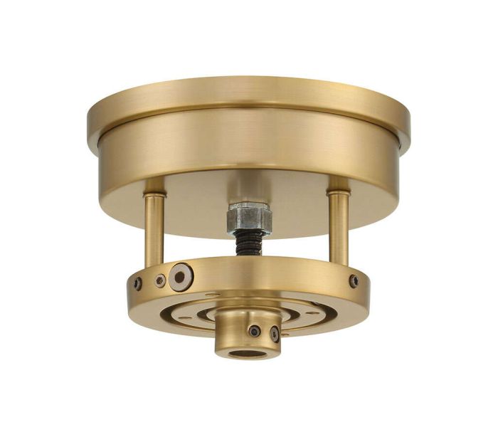 ##Antique Hardware## Slope Mount Adapter in Satin Brass