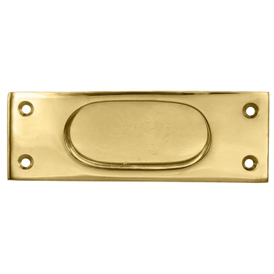 Traditional Style Rectangular Sash Pull (Several Finishes Available)