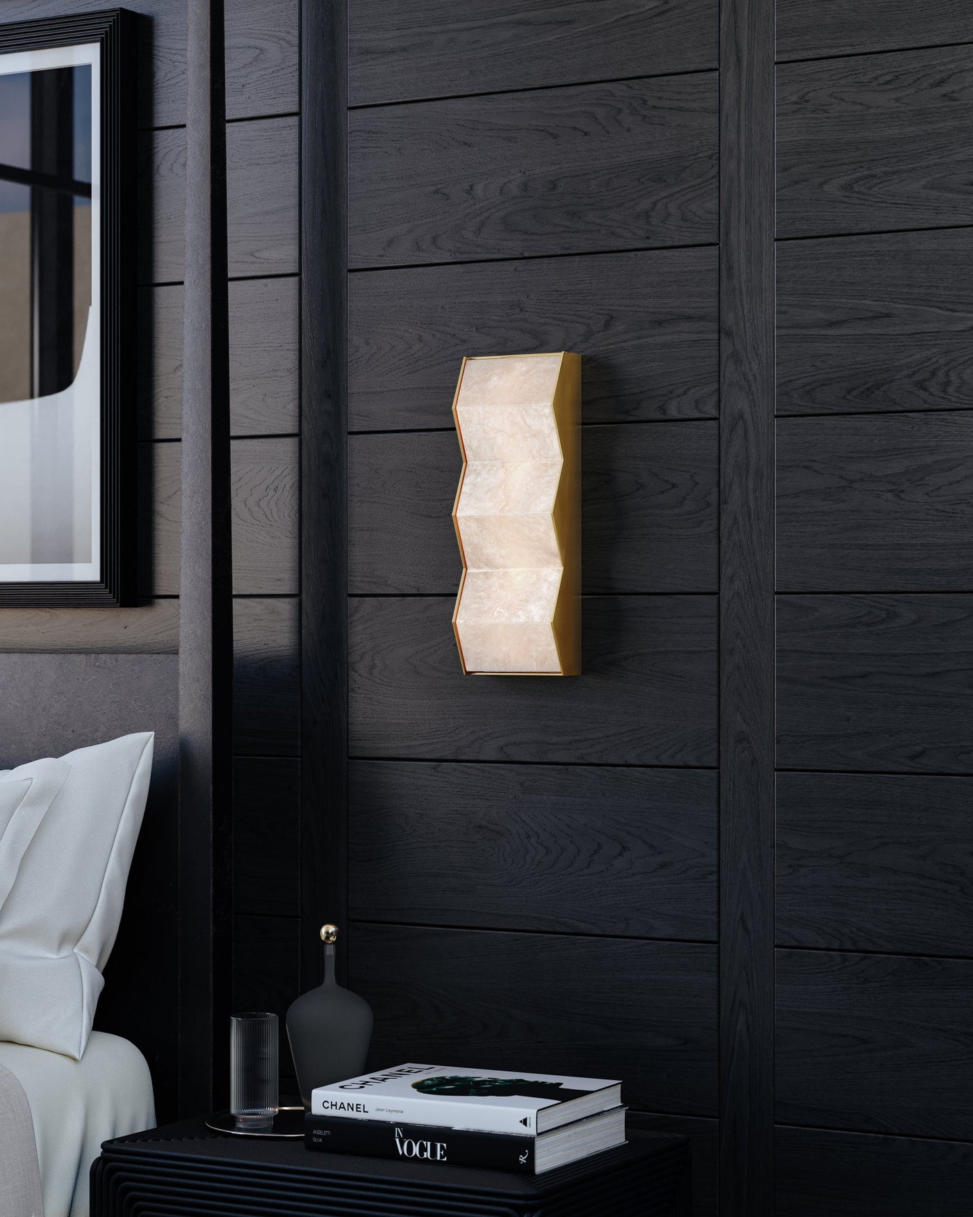 ##Antique Hardware## Tanzanite Wall Sconce