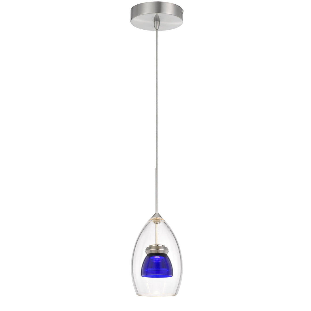 ##Antique Hardware## INTEGRATED DIMMABLE LED GLASS MINI PENDANT LIGHT. 6W, 450 LUMEN, 3000K