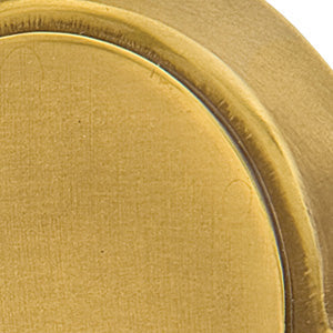 ##Antique Hardware## 10 Inch Solid Brass Modern Rectangular Ribbon & Reed Door Pull Set