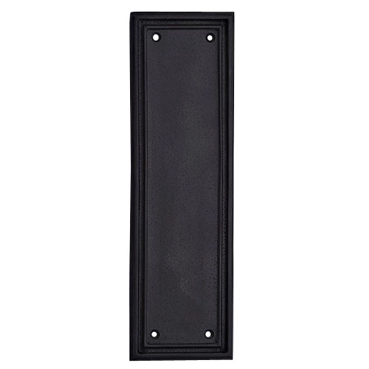 Open Box Sale Item 10 inch Solid Brass Classic Style Push Plate (Oil Rubbed Bronze Finish)