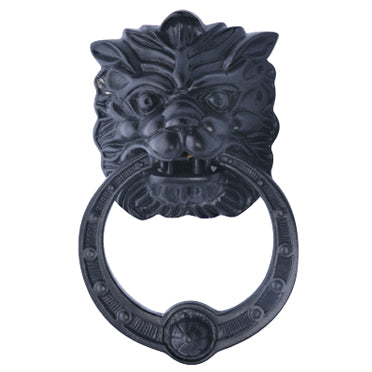 ##Antique Hardware## Regal Lion 8 3/8 Inch Brass Door Knocker (Several Finishes Available)