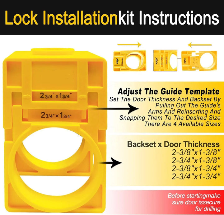 ##Antique Hardware## Door Lock Installation Kit