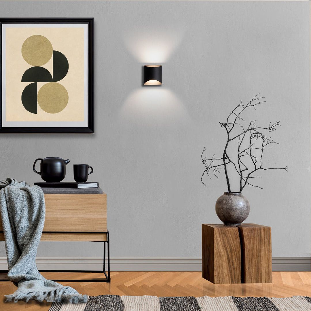 ##Antique Hardware## Duet LED Wall Sconce