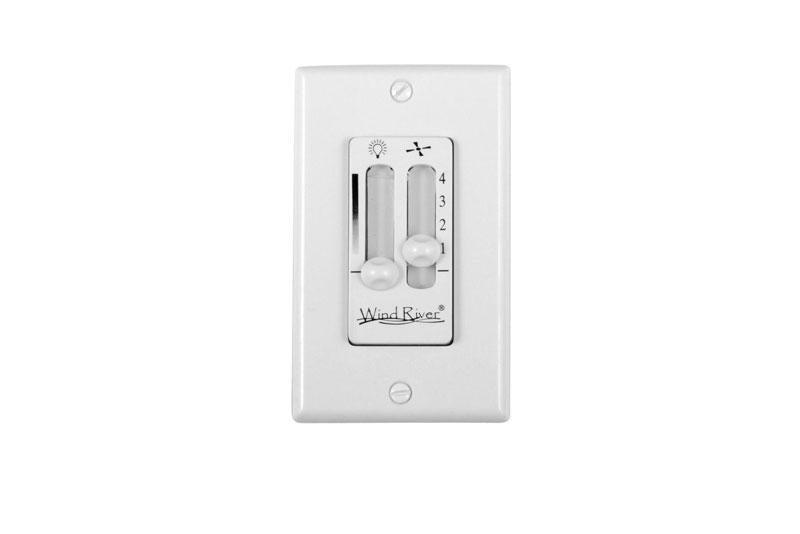 ##Antique Hardware## Dual Fan Light Wall Control WHITE