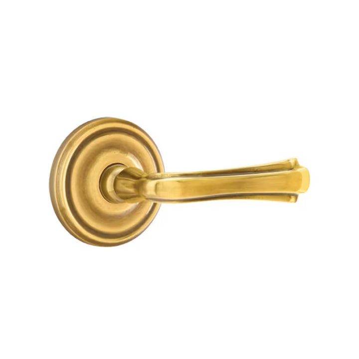 Emtek Solid Brass Wembley Lever With Regular Rosette (Several Finishes Available)