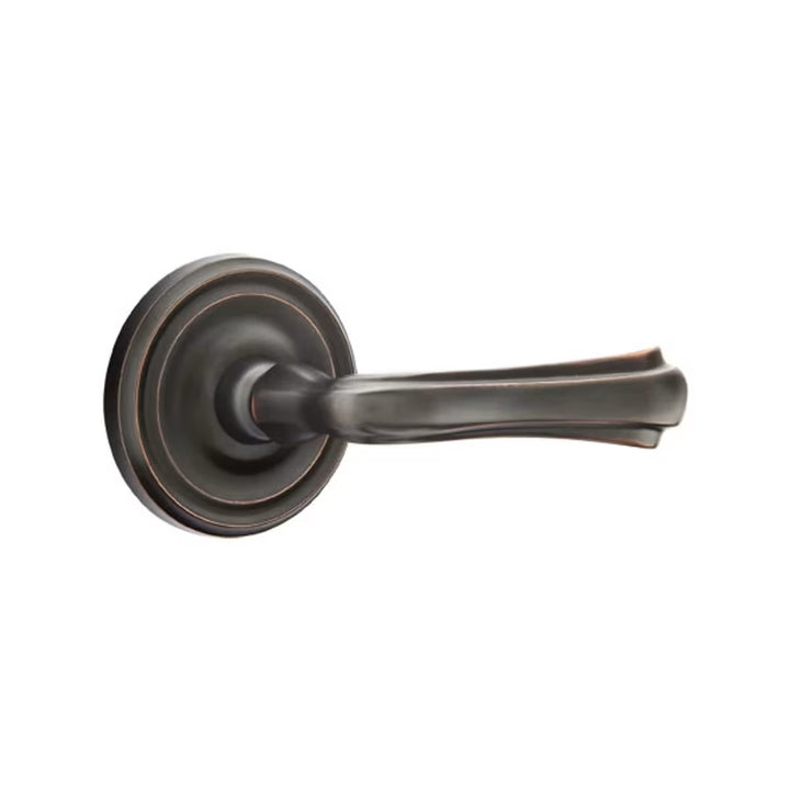 Emtek Solid Brass Wembley Lever With Regular Rosette (Several Finishes Available)