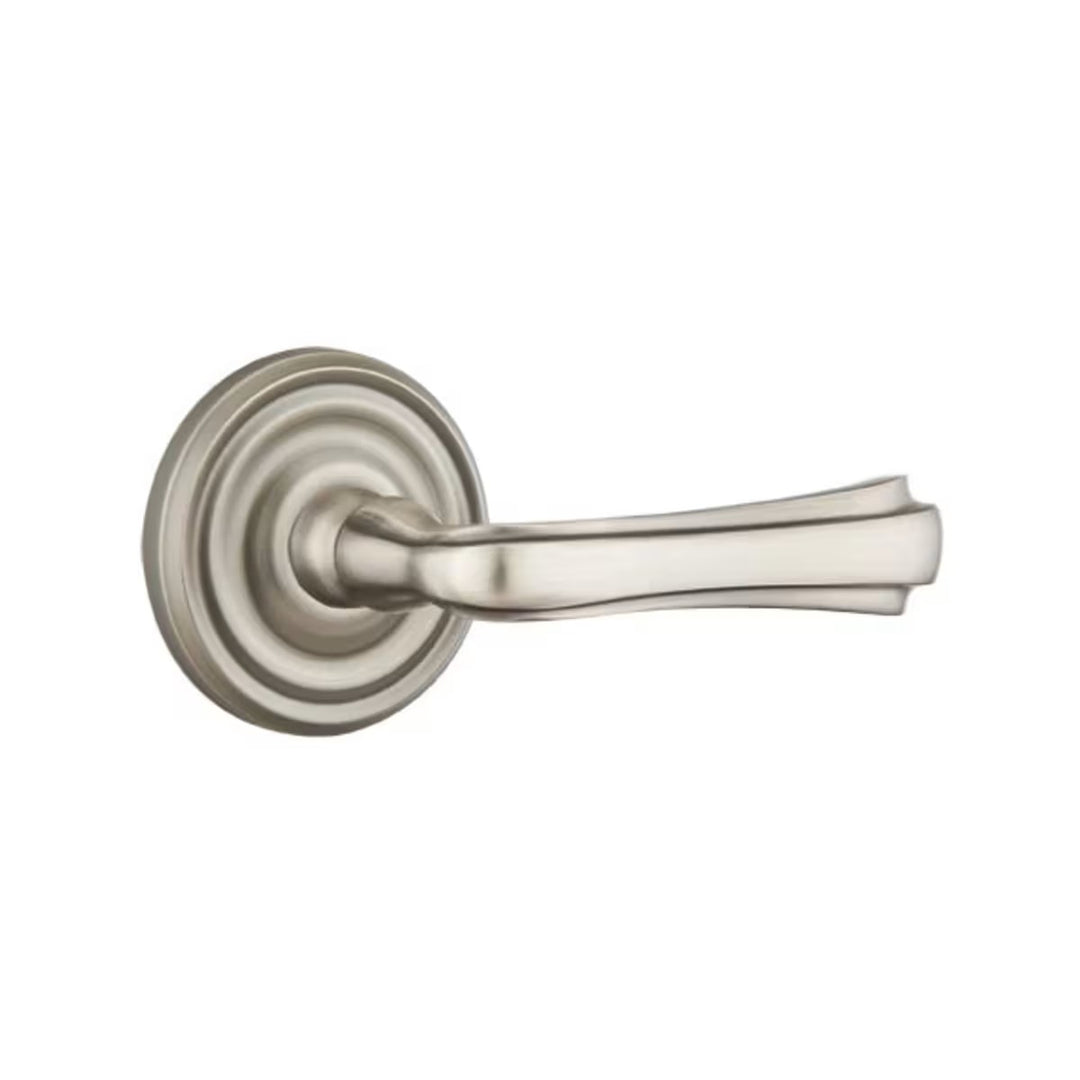 Emtek Solid Brass Wembley Lever With Regular Rosette (Several Finishes Available)