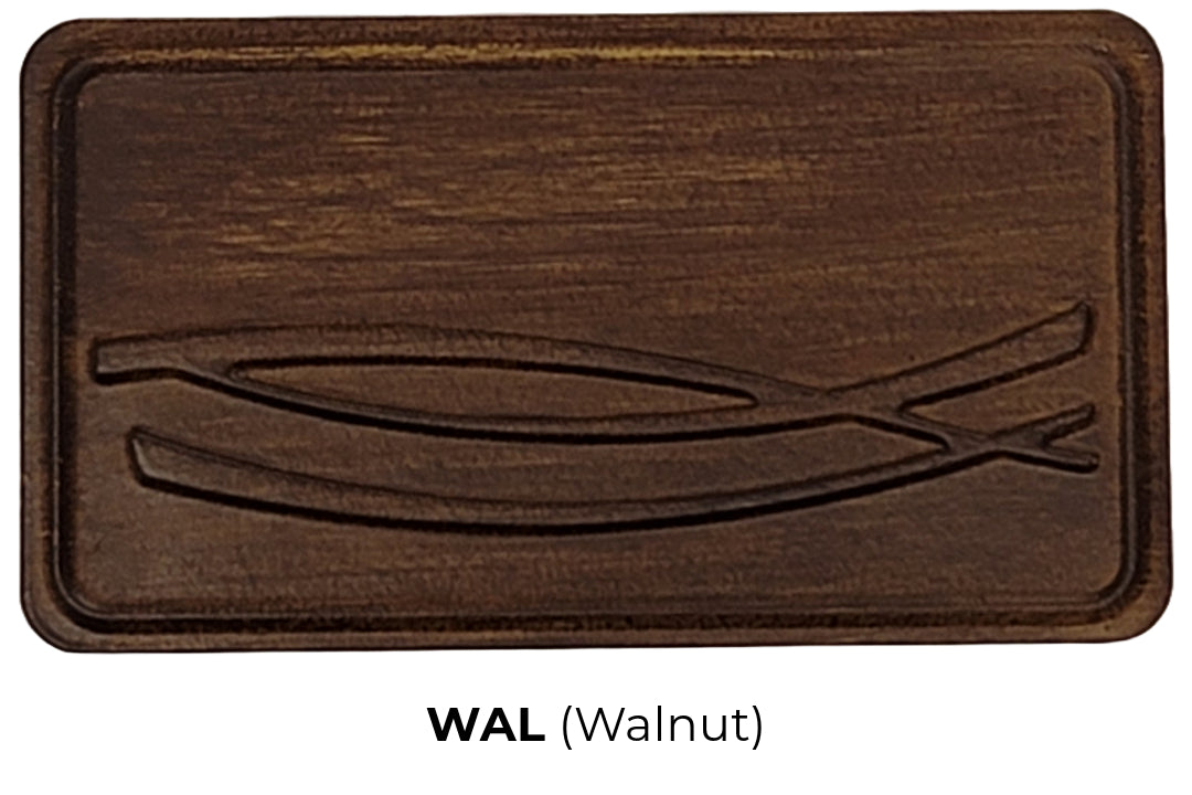 Antique Hardware 18 Inch down Rod Walnut Ceiling Fan