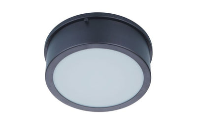 ##Antique Hardware## Fenn 1 Light 9" LED Flushmount in Flat Black