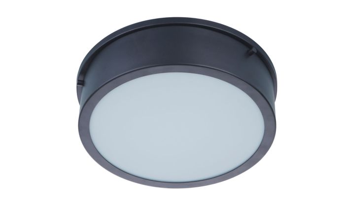 ##Antique Hardware## Fenn 1 Light 11" LED Flushmount in Flat Black