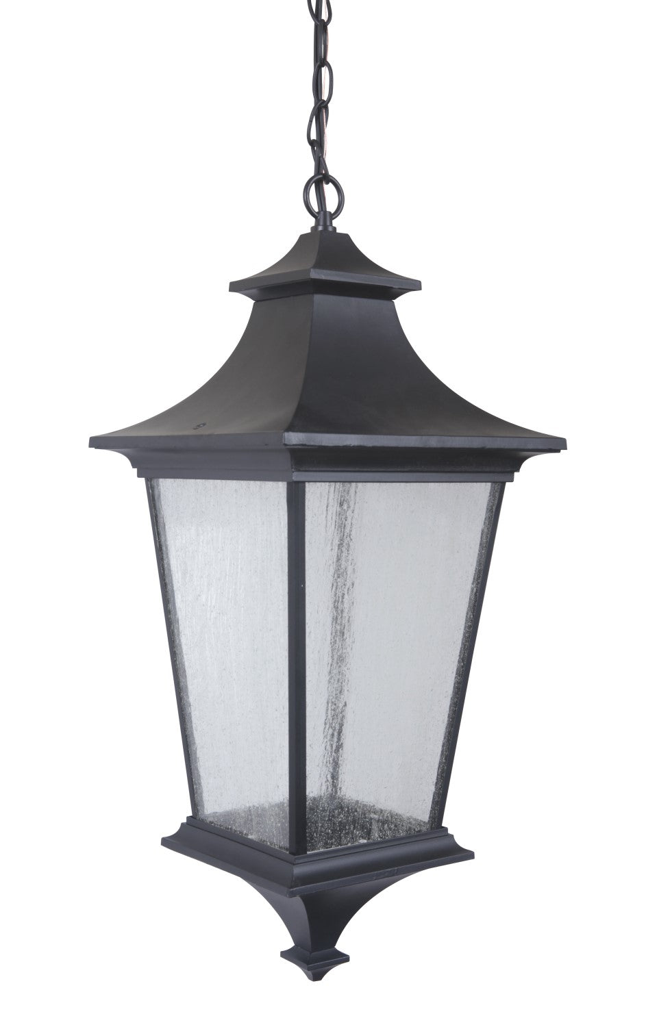 ##Antique Hardware## Argent II 3 Light Outdoor Pendant in Midnight