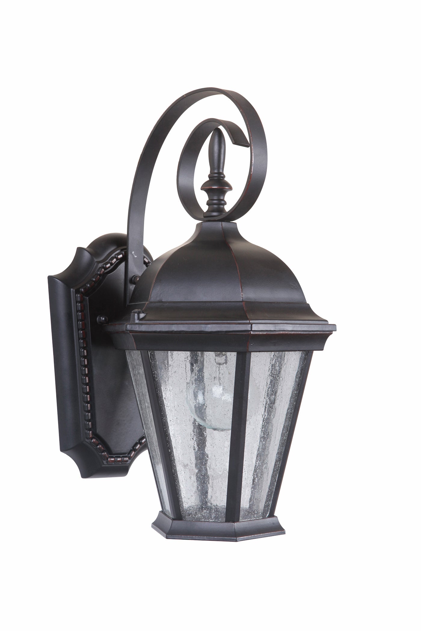 ##Antique Hardware## Chadwick 1 Light Small Outdoor Wall Lantern in Oiled Bronze Gilded