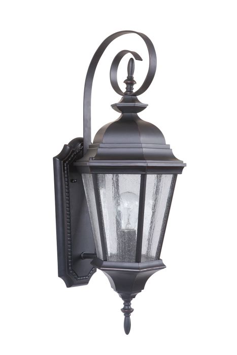 ##Antique Hardware## Chadwick 1 Light Medium Outdoor Wall Lantern in Oiled Bronze Gilded