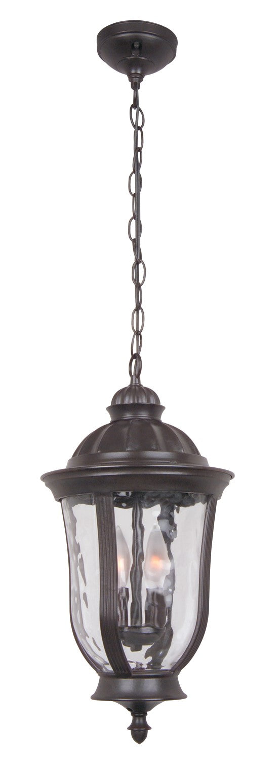 ##Antique Hardware## Frances 2 Light Outdoor Pendant in Oiled Bronze Outdoor