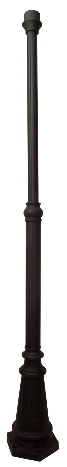 ##Antique Hardware## 80" Pad Mount Post in Textured Black