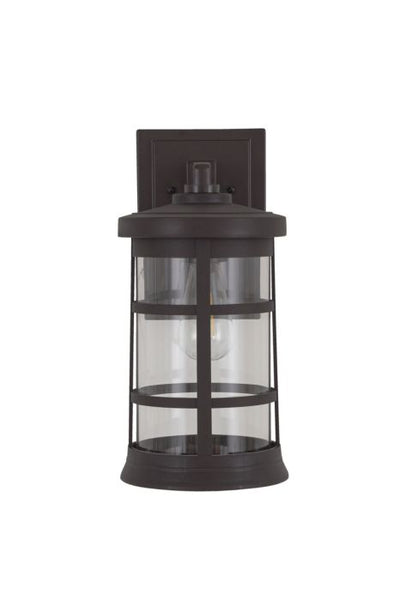 ##Antique Hardware## Resilience Large Outdoor Lantern in Bronze, Clear Lens