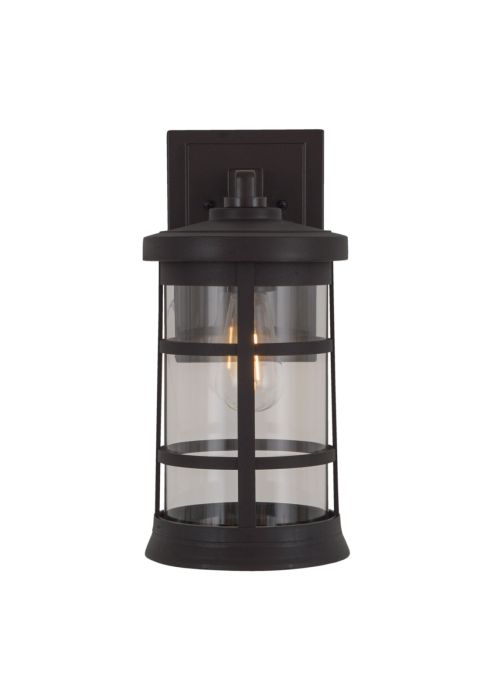 ##Antique Hardware## Resilience Large Outdoor Lantern in Bronze, Clear Lens