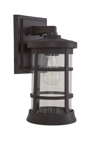 ##Antique Hardware## Resilience Large Outdoor Lantern in Bronze, Clear Lens