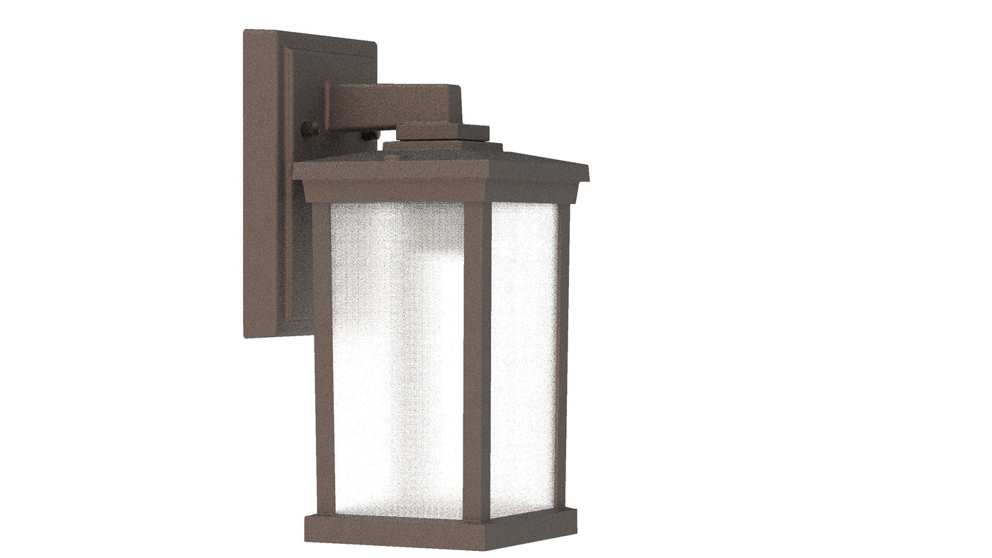 ##Antique Hardware## Resilience 1 Light Small Outdoor Wall Lantern in Bronze