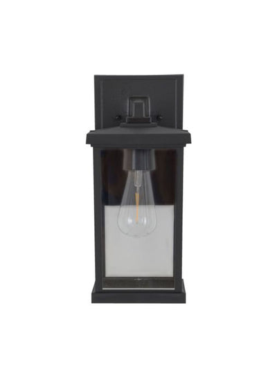 ##Antique Hardware## Resilience 1 Light Outdoor Lantern in Textured Black